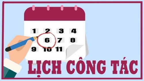 Lịch công tác